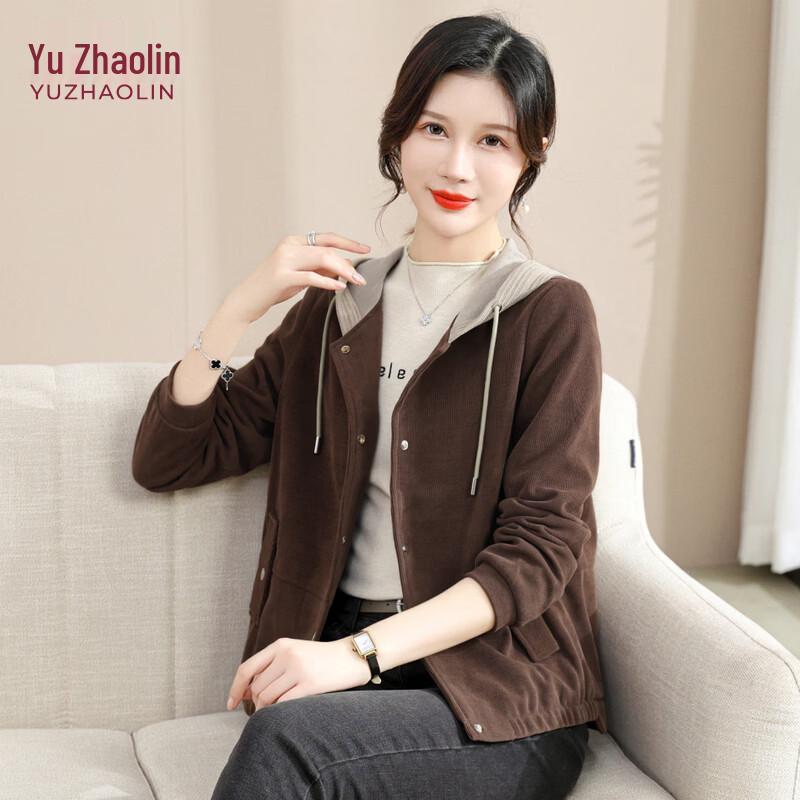 

Женская повседневная укороченная куртка с капюшоном YUZHAOLIN 2XL