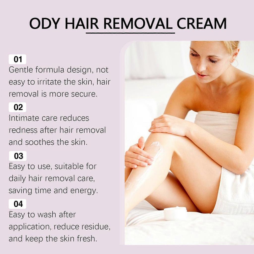 Limited time!!Oceaura Body Hair Removal Cream Gentle Hair Removal For Arms, Legs, And Body, Suitable For Men And Women, Skin-Caring Hair Removal Cream