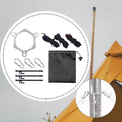 Chimney Tube Bracket Flue Liner Clamp Fixing Heat Resistant Accessories Portable Stainless Steel
