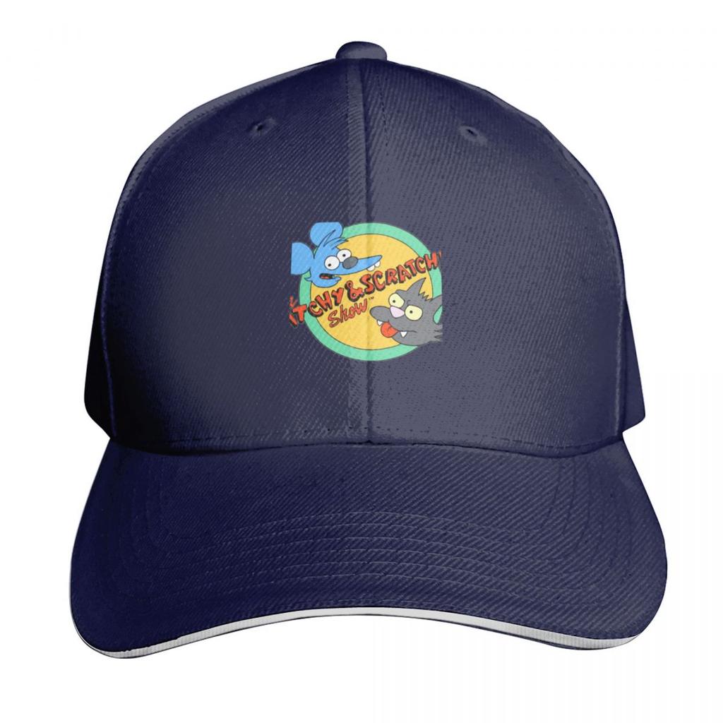 The Itchy and scratchy Cartoons Baseball Cap Sunhat Luxury Hat fishing caps Unisex Anime Womens Unisexs