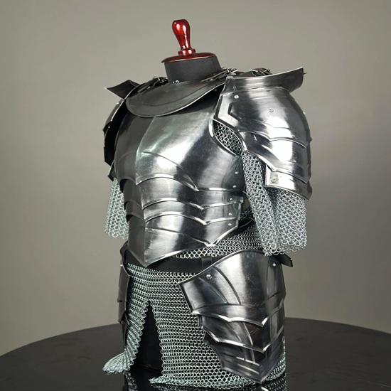 Rytířská zbroj Středověká německá plná zbroj Gotická 14. století Larp Cosplay Zbroj Dekorace Nejlepší dárek