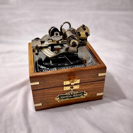 Brass Nautical Sextant Sailing instrument for home decor navigation Maritime Collector Gift