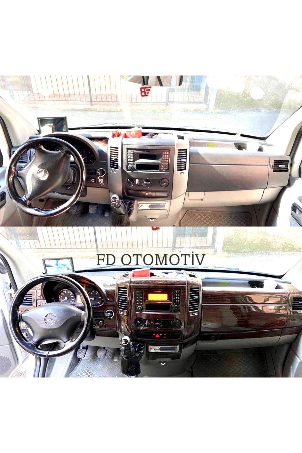 

Mercedes Sprinter, Crafter Torpido, Konsol, Trim, Göğüs Kaplama Seti Koyu Meşe Özel Renk