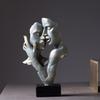 Abstract Figurines Statue Living Room Desktop Tabletop Curved Decor Ornament Art Crafts
