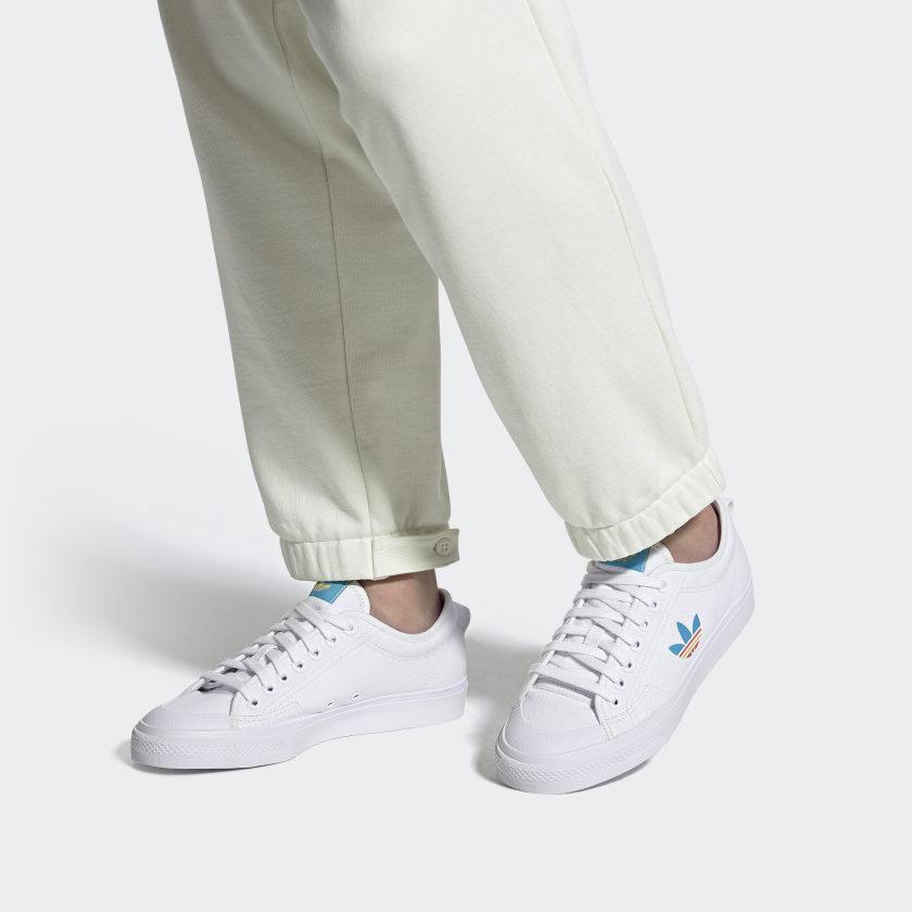 Adidas Nizza Trefoil 'White Blue' FY2259