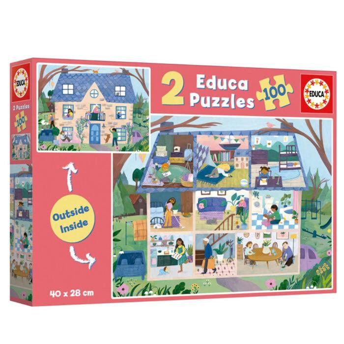 Puzzle 2 X 100 Pieces : House Interior