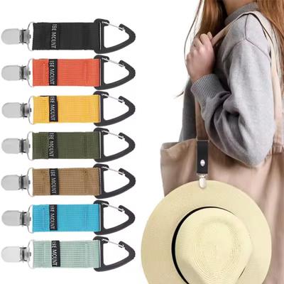 1 PC Backpack Clips Universal Portable Hat Keeper Clip Canvas Lightweight Storage Accessories Travel Outdoor Practical Gadgets