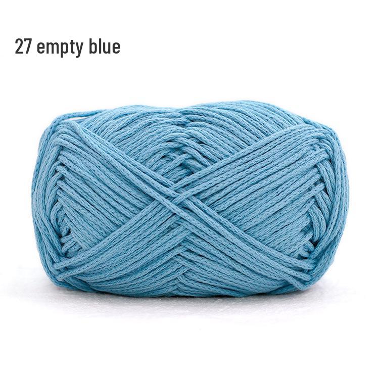 Xue Feier Suxin 2mm Round Hollow Pure Cotton Crochet Yarn for DIY Knitting