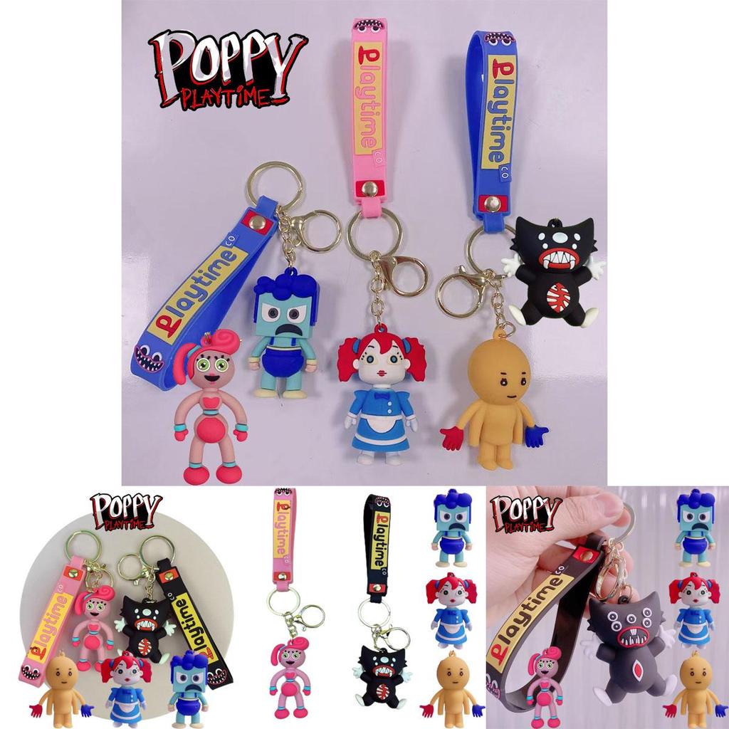 Poppy Playtime Keychains Mommy Long Legs Keyring Figures Gift