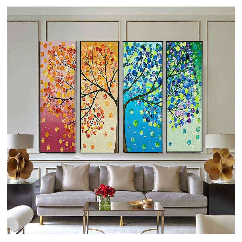 Stampa Su Tela TUMOVO – 5 Pannelli Con Ponte Coronado Al Crepuscolo – 150x100 Cm – Quadro Moderno Per Soggiorno, Camera, Ufficio