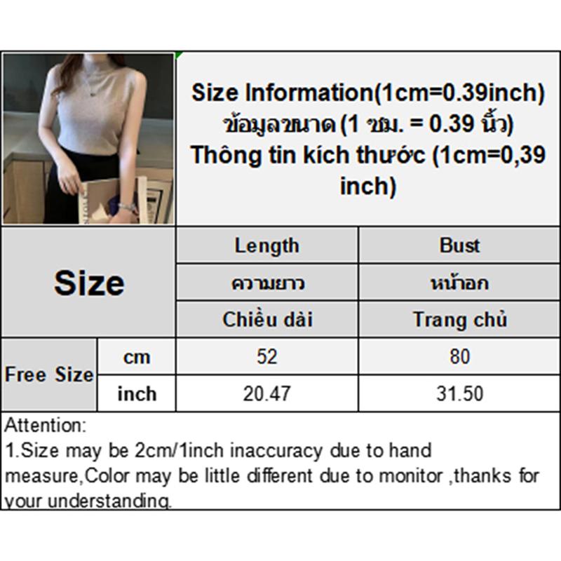 Modisches Strick-Tanktop mit halbem Rollkragen Sommer Damen Lässig Unifarben Ärmellose Weste