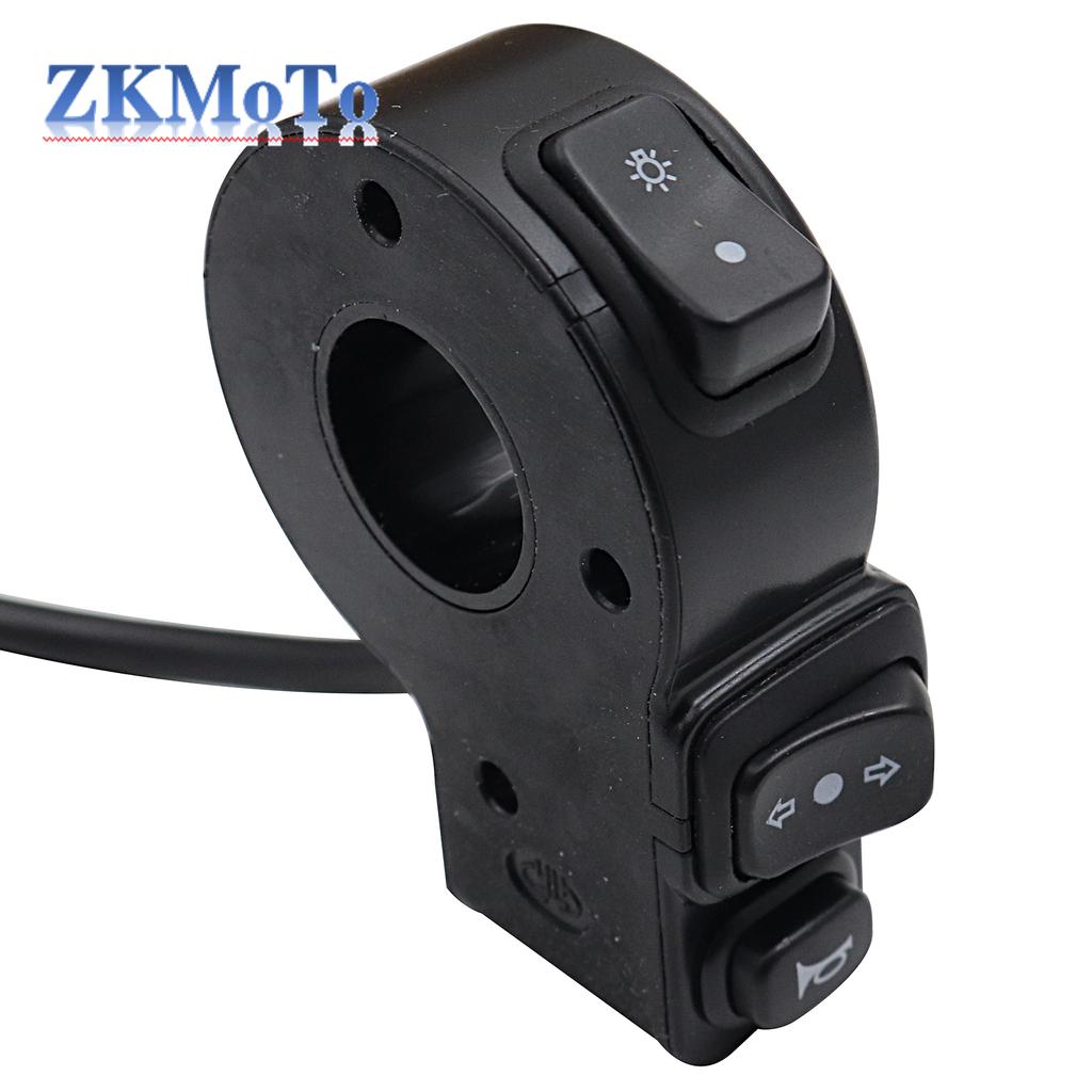 Universal Motorcycle ATV 22mm Handlebars 3 In1 Switch Quad Headlights Turn Signal Horn ON/OFF Button For Honda Suzuki Kawasaki