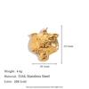 MamacitaSlay Stylish Lovely Cupid Seahorse Lion Starfish Stainless steel charm Gold Plated Jewelry Charms for necklace bracelets