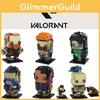 Gobricks Moc Valorant Vertragskopf Miniaturfigur Bauspielzeug