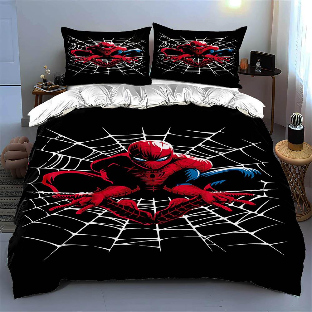 Spider, Web, Black. Bedding Duvet Cover Sets Duvet Covers Pillowcases Gifts (1 * Duvet Cover 2 * Pillowcases, Without Duvet Insert)