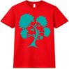 Floral Tree T Shirt Botanical Nature Tree Silhouette Graphic Tee