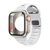 Cinturino in nylon + custodia per Apple Watch Custodia 44mm 45mm 41mm 40mm Copertura in vetro temperato Cambia in Ultra per iWatch Serie 8 7 SE 6 5 3