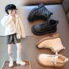 Winter Child Casual Boots Retro Child Flat Boots English Simple Girl Anti slip Comforta Men Women's Versatile Short Boots