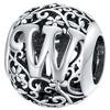 Charms Do Pandora Zawieszka Charms Litera W Srebro 925