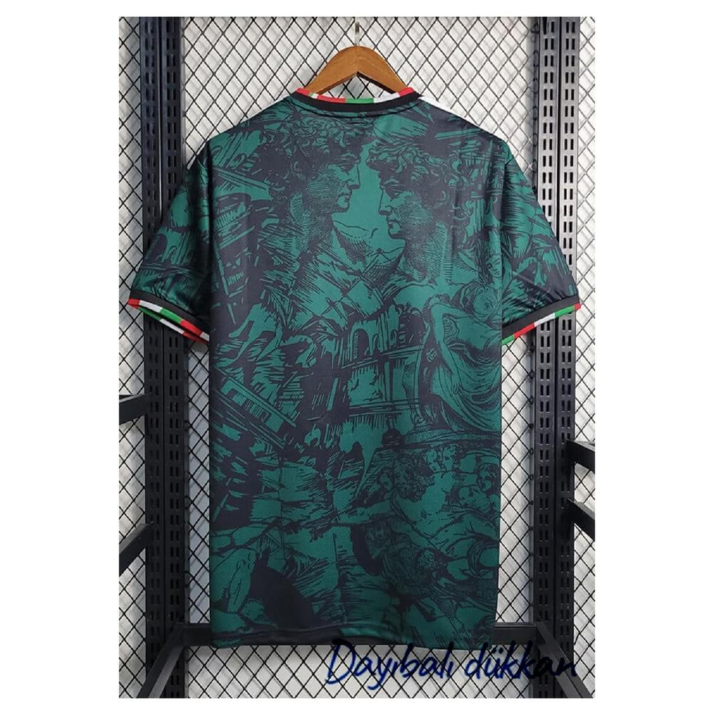 Daybal Italien-Nationalmannschaft 2023–24, spezielles Design, grünes Fußballtrikot