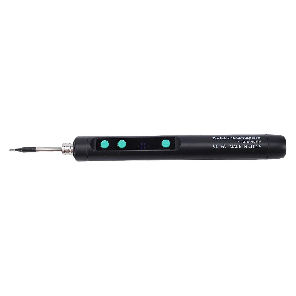 Cordless Soldering Iron Kit Portable Soldering Iron Fast Heats Up USB Rechargeable with Digital Display Adjustable