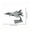 Modèle d'Avion de Chasse Ornement en Métal Aviation pour Collectionneurs