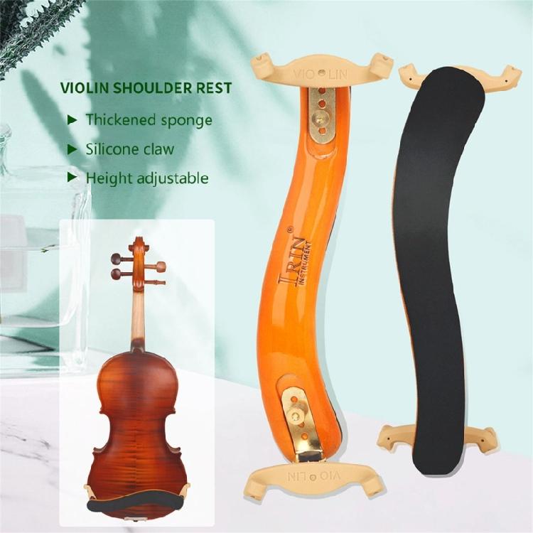 Height Adjustable Feet Violin Shoulder Rest Universals Violin Parts, Easy to Use