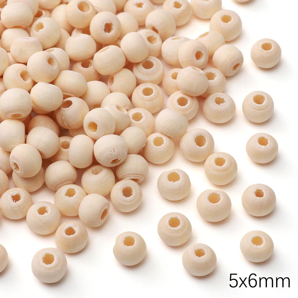 Multistyle Paulownia Wood Beads for DIY Bracelets & Necklaces: Handmade Accessories & Loose Beads