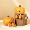 Halloween Pumpkin Night Light Soft Glow Timer Function Cordless Rechargeable Dimmable Silicone Bedside Lamp Party Decor