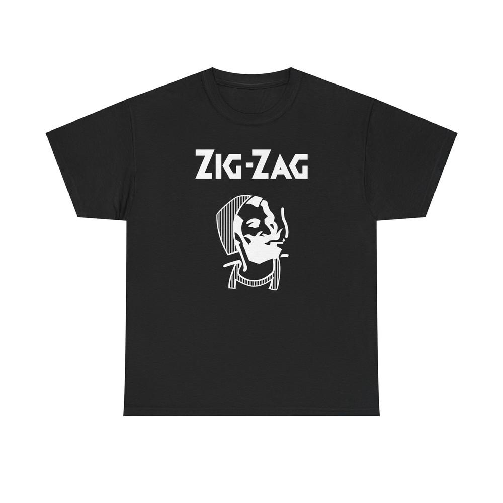

Vintage Inspired Zig-Zag Rolling Papers T-Shirt, Zig-Zag Tshirt Tops Tee, Retro Unisex 4XL