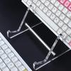 Hyekit 3-Tier Mechanical Keyboard Display Stand - Transparent Super Thick Acrylic Frame Holder - Gaming Keyboard Plate Holder