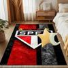 Pau-lo Fc Emblem Printed Office Carpet Chair Cushion  Entryway Rug, Rugs for Living Room, Bedroom Christmas gifts