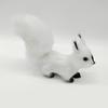 Squirrel Model Faux Fur Realistic Cute Rodent Miniature Figurine Ornament Handicraft Mini Fake Squirrel Statue Figurine Ornament Birthday Gift