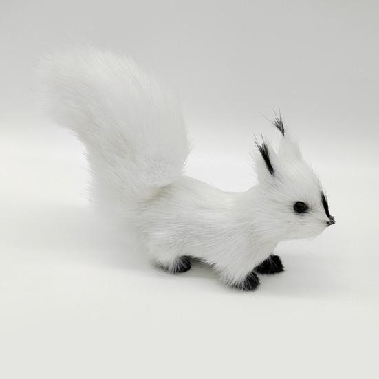 Eichhörnchen Modell Kunstfell Realistisch Niedlich Nagetier Miniatur Figur Ornament Handwerk Mini Fake Eichhörnchen Statue Figur Ornament Geburtstagsgeschenk