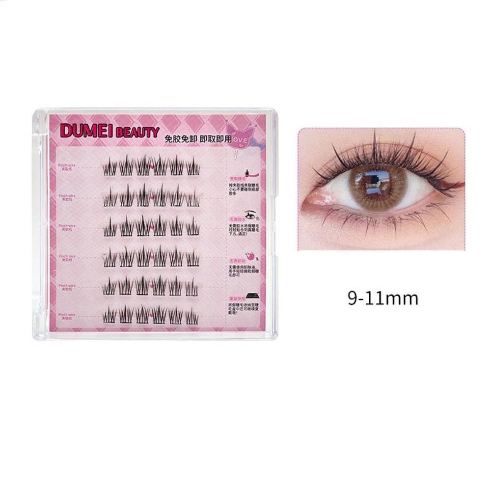 DIY Adhesive False Eyelashes Makeup False Eyelash Clusters Self-adhesive Lash Clusters Women/Girls