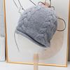 Autumn and Winter High-quality Wool Fashion Crimping Temperament Versatile Pullover Hat Solid Color Simple Warm Elegance Stacking Hat