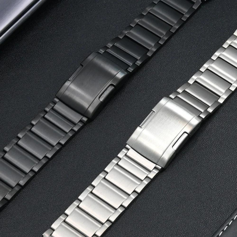 Titanium Luxury Strap for Samsung Galaxy Watch Ultra 47mm ULTRA Band for samsung galaxy 47 No Gaps Link Bracelet Metal Watchband
