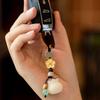 Creative Handmade Bodhi Money Bag Mobile Phone Chain Pendant Couple High-end Car Keychain Lucky Bag Bag Hanging Jewelry