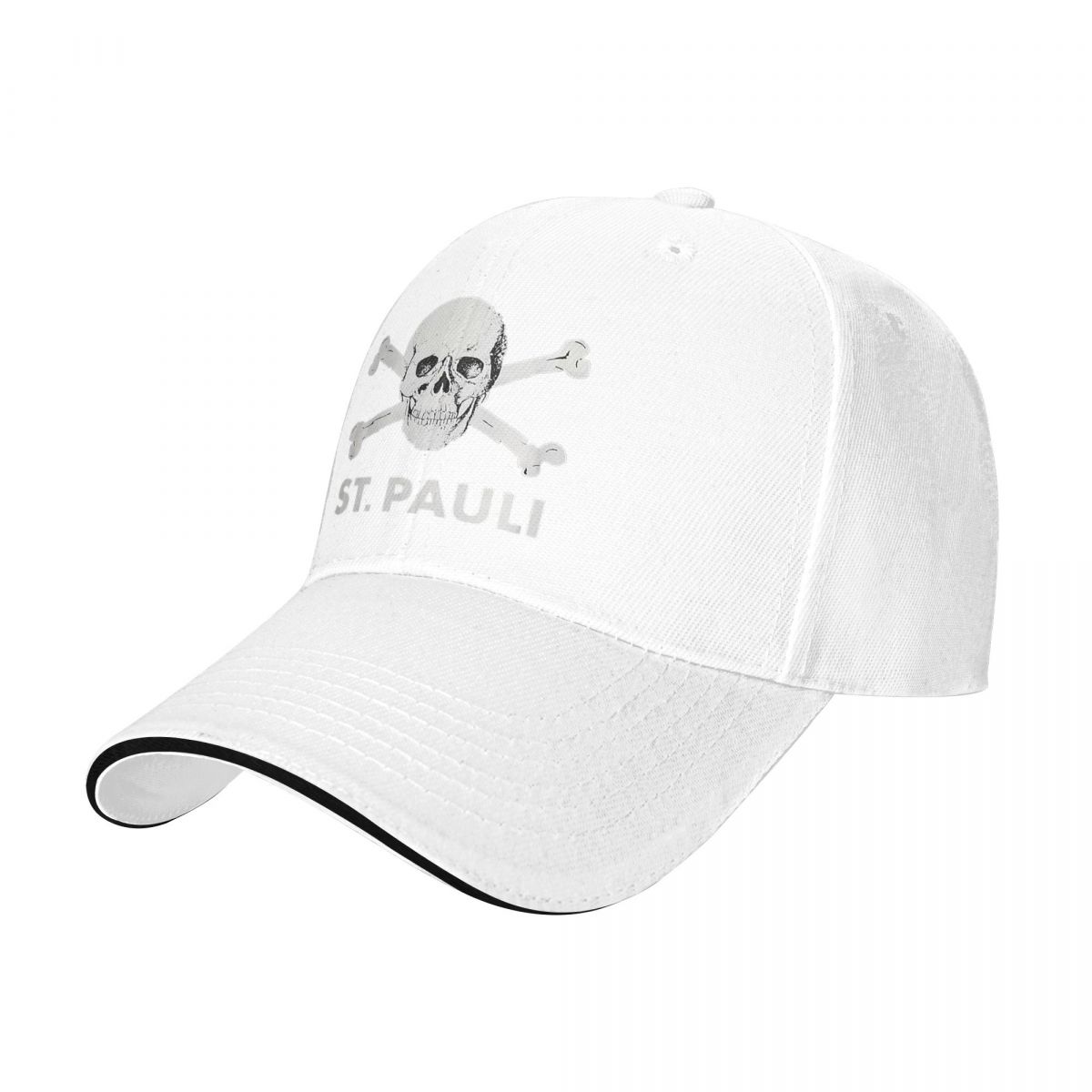 

St Pauli Skull Breathable Design Unisexs Hats Caps For Unisex Cap Unisex Summer One Size