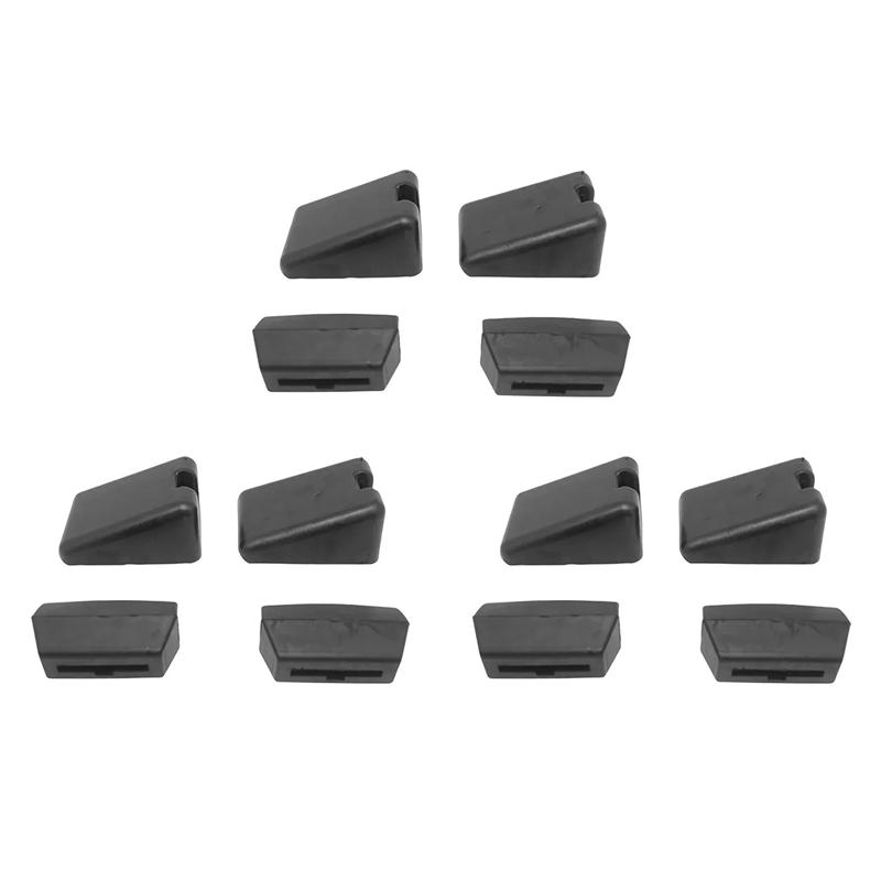 12PCS L85-6081 L85-6082 Hood Bumper Support For Peterbilt 567 579 Kenworth T680 T880 чёрный