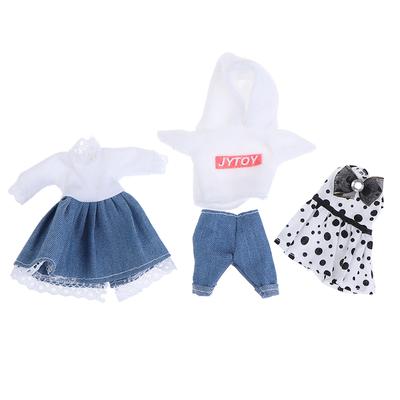 Mode 1:8 Puppenhaus Mini Puppe Kleidung Rock Anzug Kinder Diy Puppe Kleid Mädchen Spielzeug