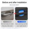 8pcs Universal Car Door Bowl Anti Scratch Protection Strip Car Door Handle Sports Styling Protective Sticker Car Accessories