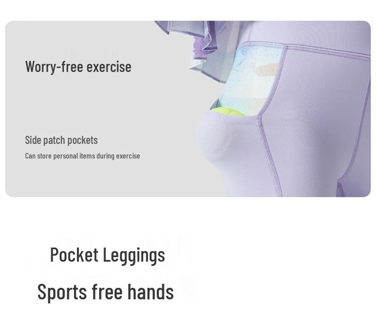 2024 Spring Girls' Yoga Leggings with Pockets – Sporty, Stylish & Comfortable