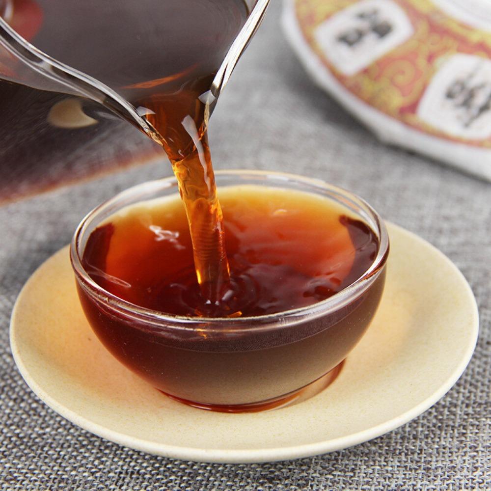 2019 Large Tree Tea Shu Puer Tea Da Shu Cha Palace Ripe Puer Tea 357g Collection