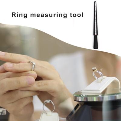 Plastic Ring Measuring Tool Ring Size Accurate Measuring Stick Mandrel US0-13 Ring Sizer Finger Size Gauge Ring Jewelry Tool