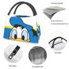 Donald Duck Insulated Lunch Bag with Clasp Bento Cooler Bag with Soft Cooler Bag Closure, Black, Box, Insulated, Zipper, Compact, Bag, Tote/Eco