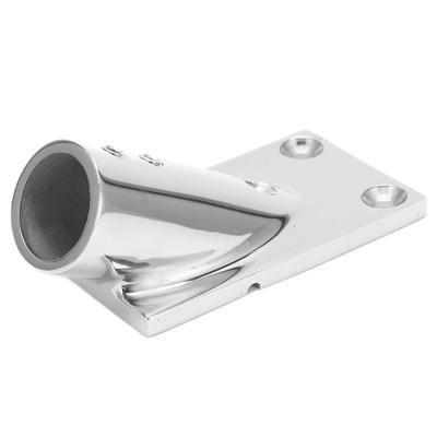 30 Degrees  Marine Boat Rectangular Base Boat Stainless Steel Hand Rail Fitting Hardware Deck Accessories22mm