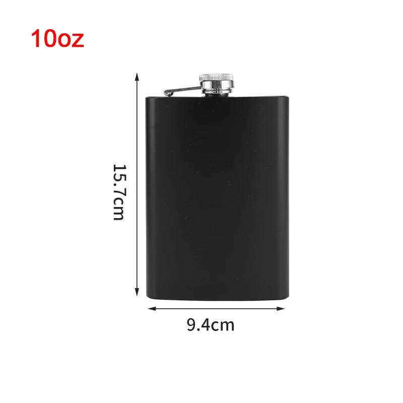 1-18Oz Stainless Steel Hip Flask Liquor Alcohol Whiskey Flask Cap Bottle Travel Liquid Container Accessory Portable Hip Flask