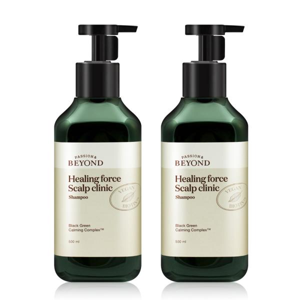 Beyond Healing Force Scalp Clinic Shampoo 500mlx2 Vegan Dandruff Hair Loss Care
