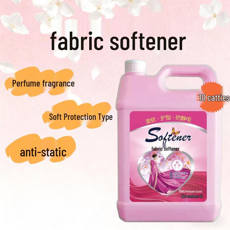 Lavender Anti-Static Fabric Softener, 10 Jin, Long-Lasting Fragrance with Large Capacity for Household Use.